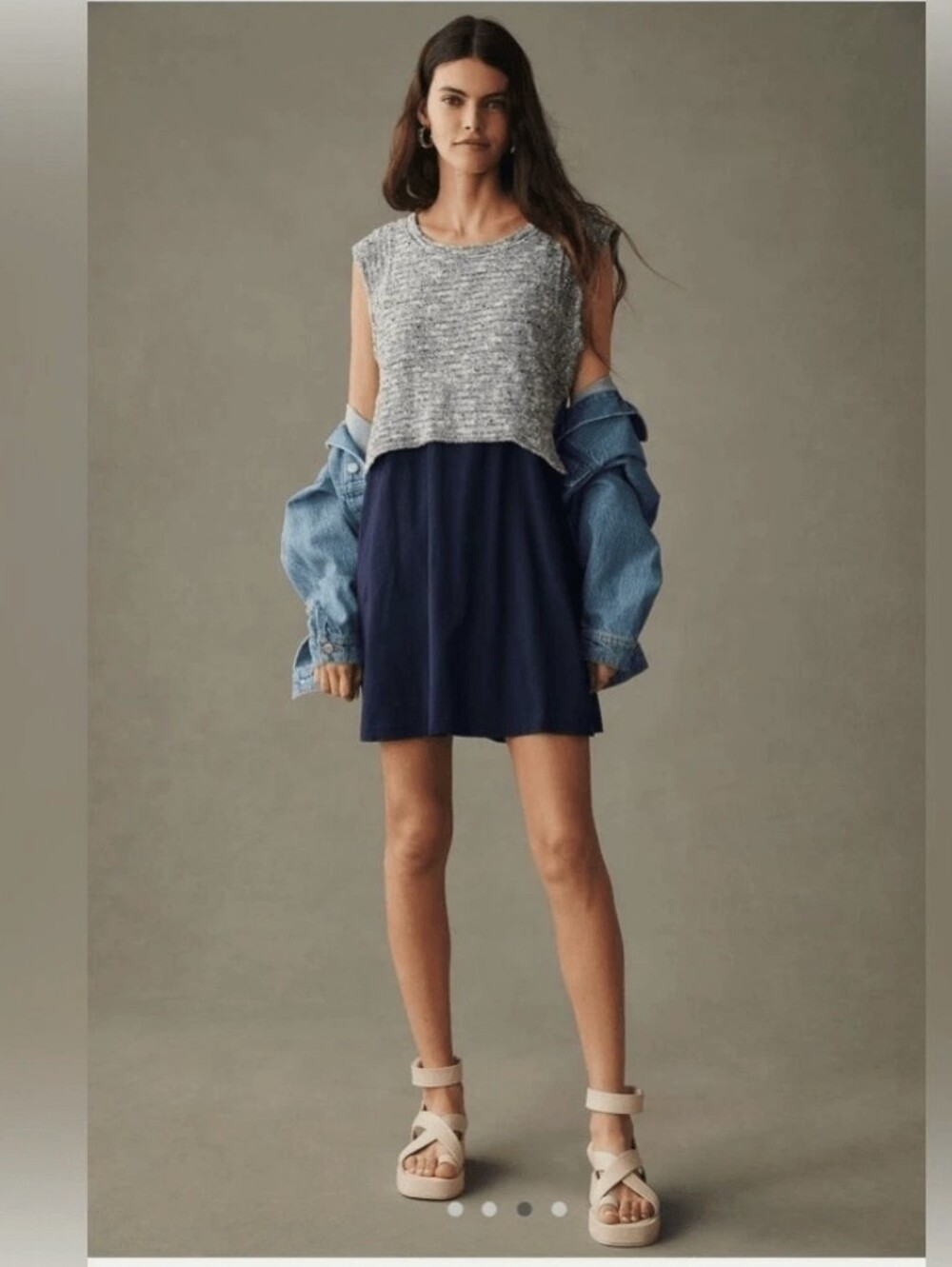 Anthropologie Twofer Mini Dress